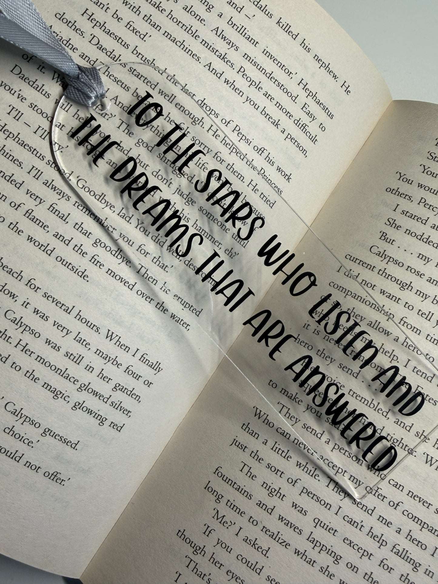 ACOTAR Quote Bookmark - To The Stars Who Listen - Acrylic Bookish Gift