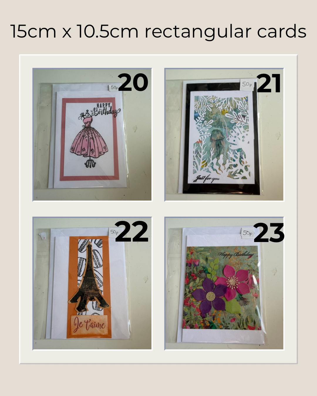 50p card SALE