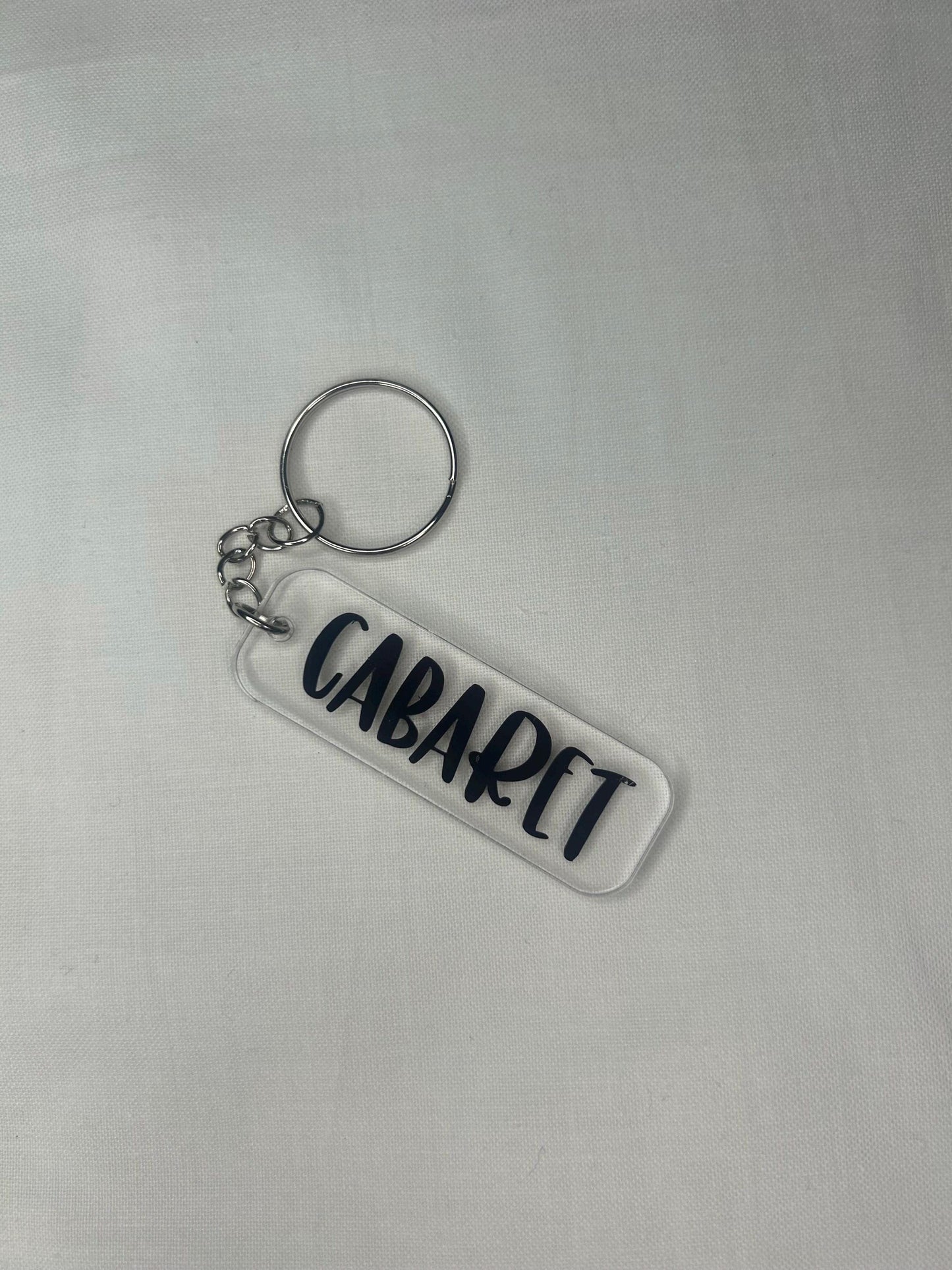 Cabaret keyring fob