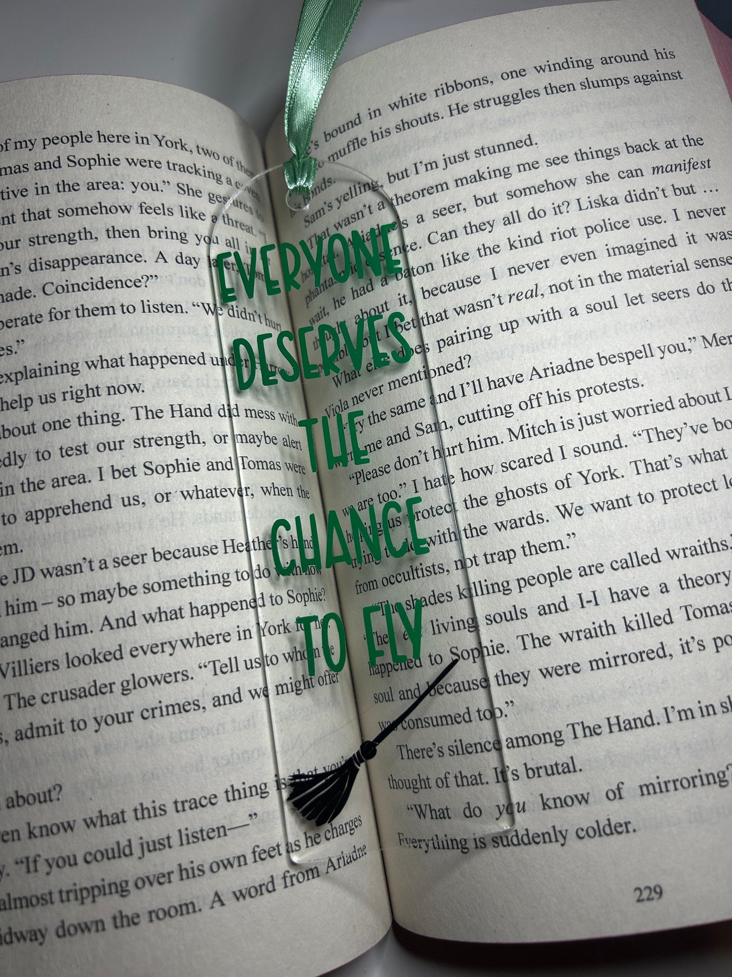 Everyone deserves the chance to fly (Wicked) Bookmark