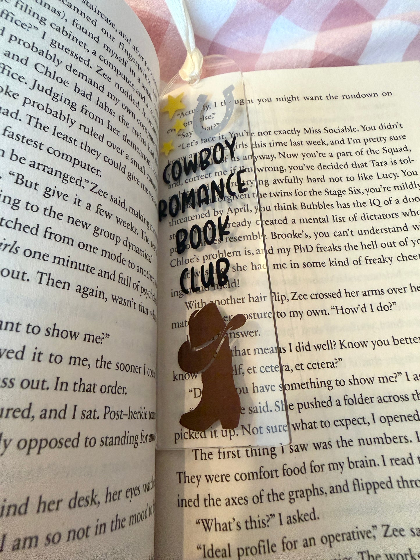 Cowboy Romance Book Club Bookmark