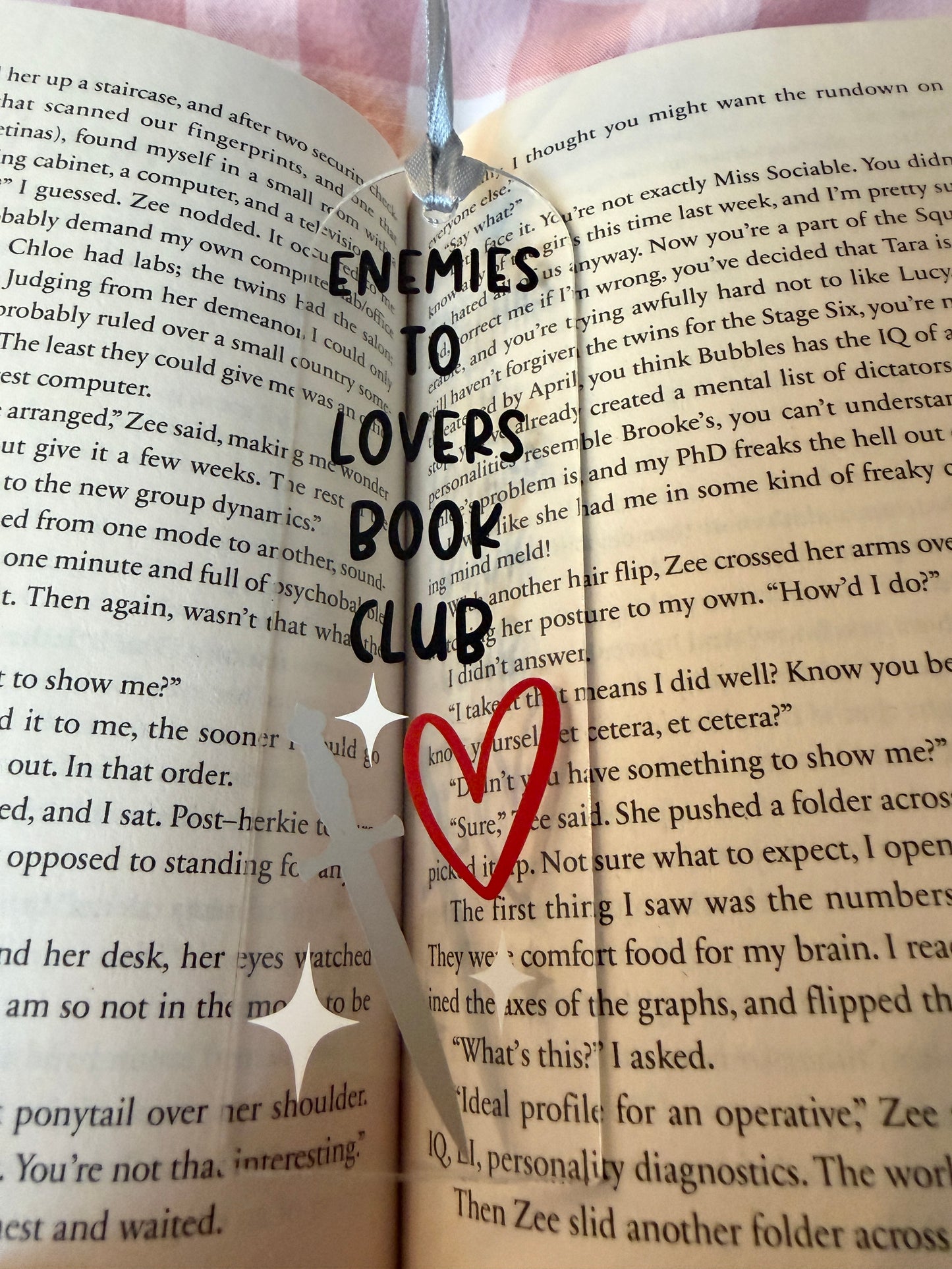 Enemies to Lovers Book Club Bookmark