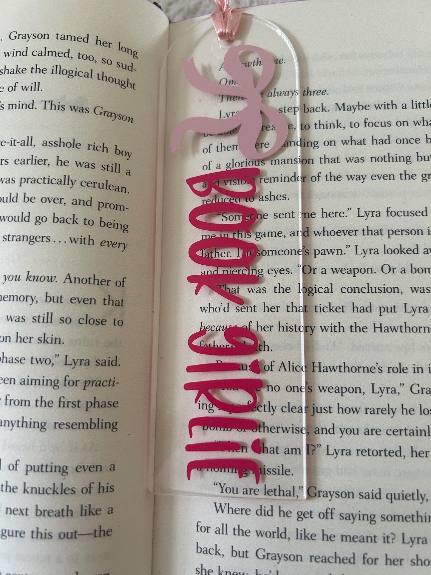 Book Girlie Bookmark