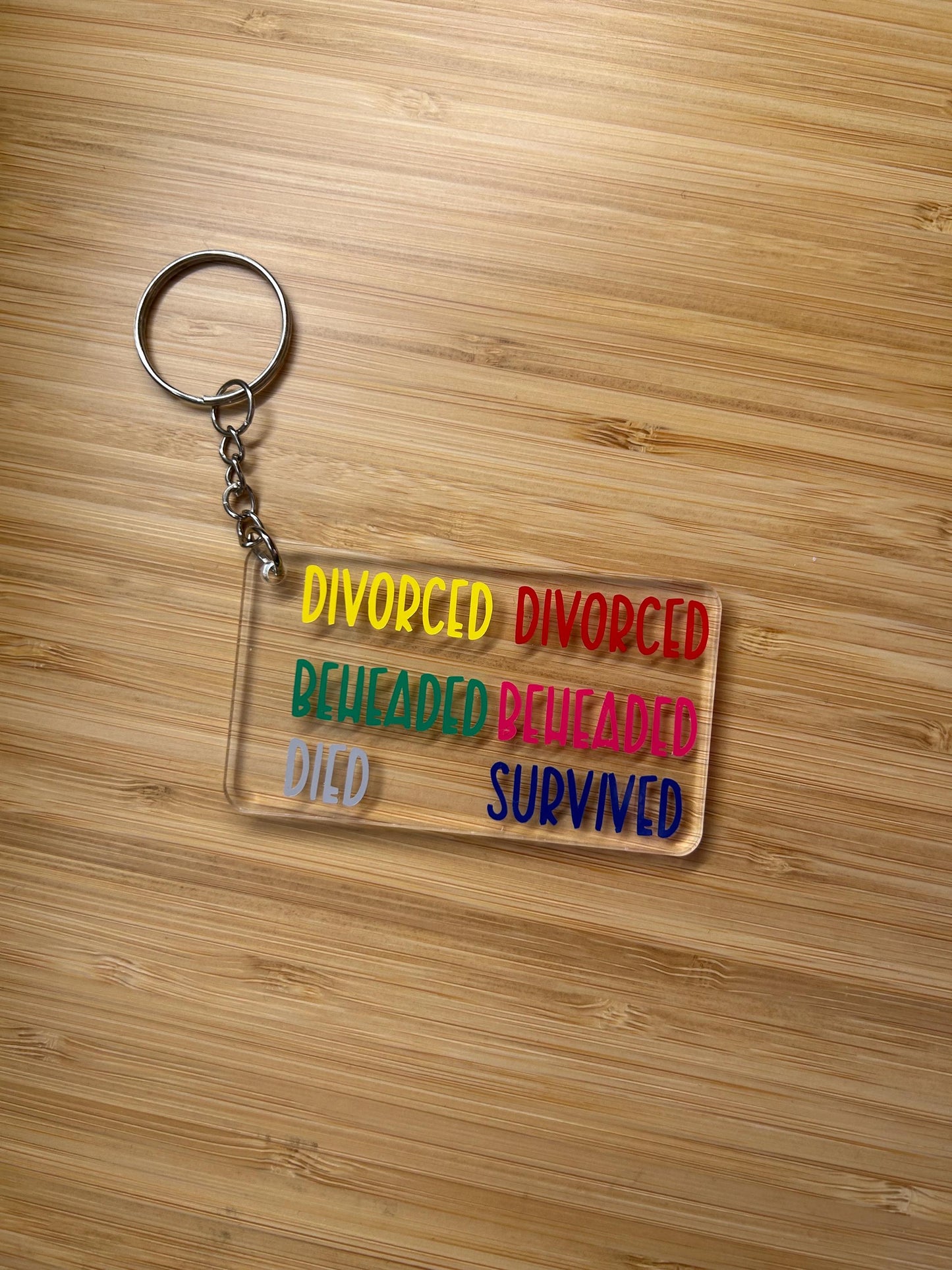 Six queens keyring