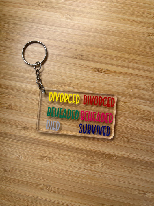 Six queens keyring