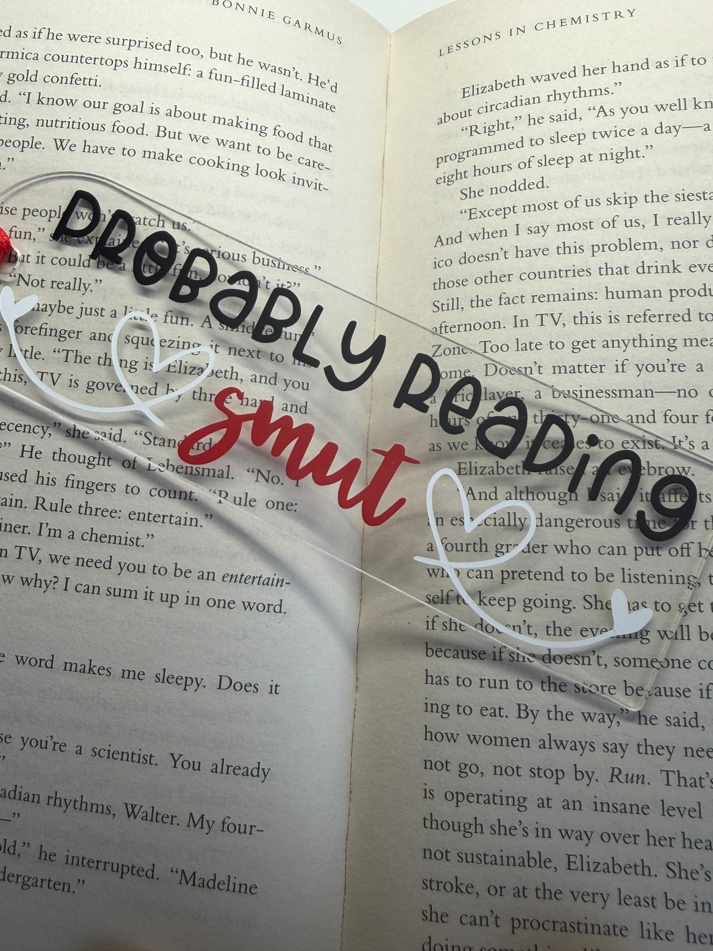 Probably reading smut bookmark