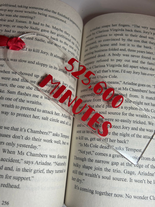 525,600 minutes (Rent Musical) Bookmark