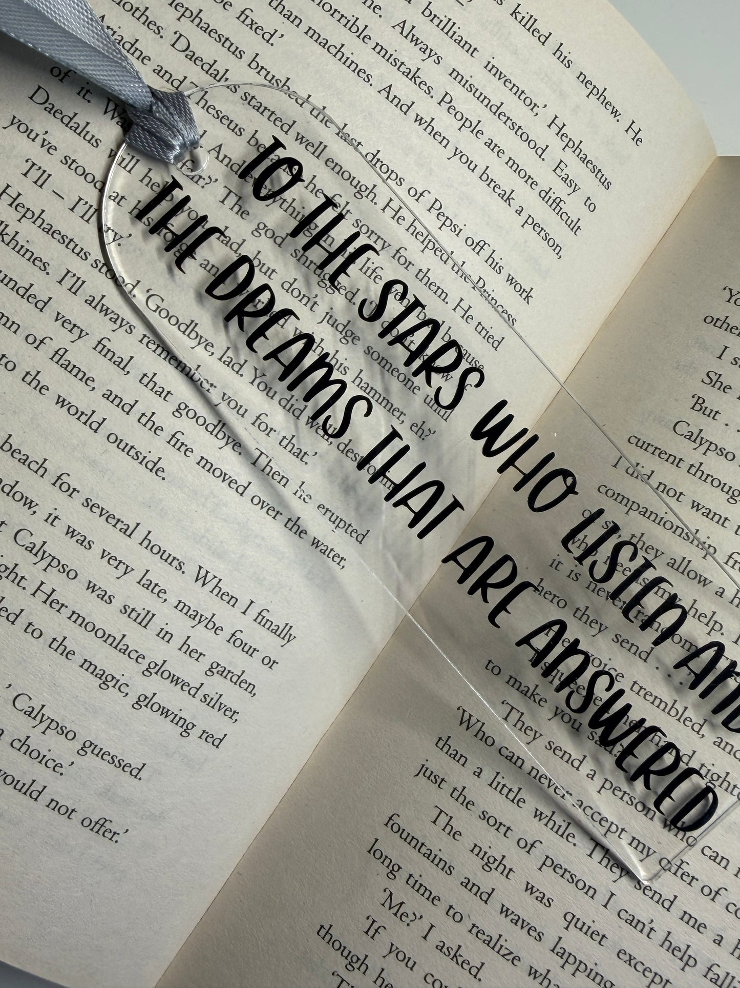 ACOTAR Quote Bookmark - To The Stars Who Listen - Acrylic Bookish Gift