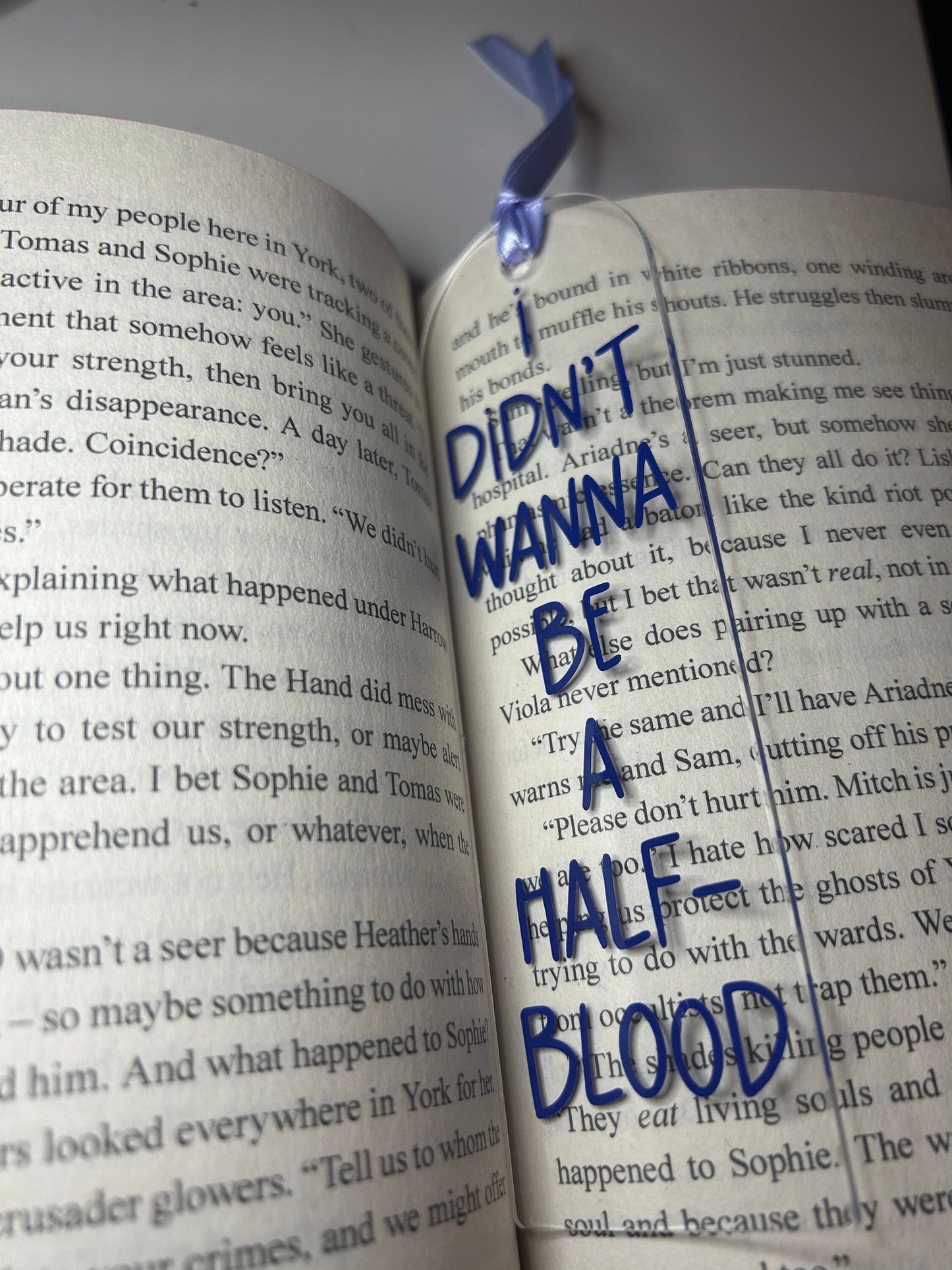 I didn't wanna be a half-blood (Percy Jackson) Bookmark
