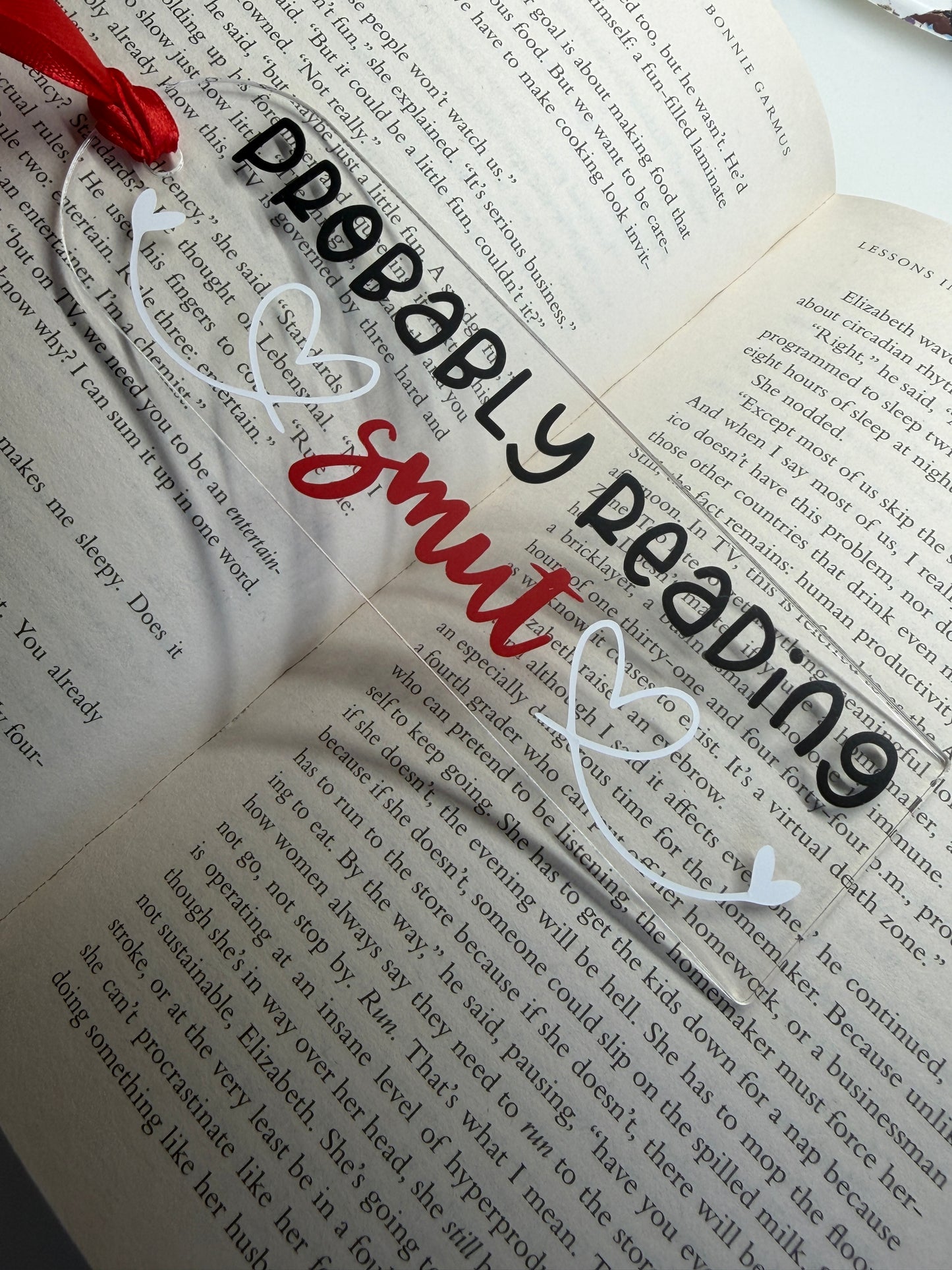 Probably reading smut bookmark