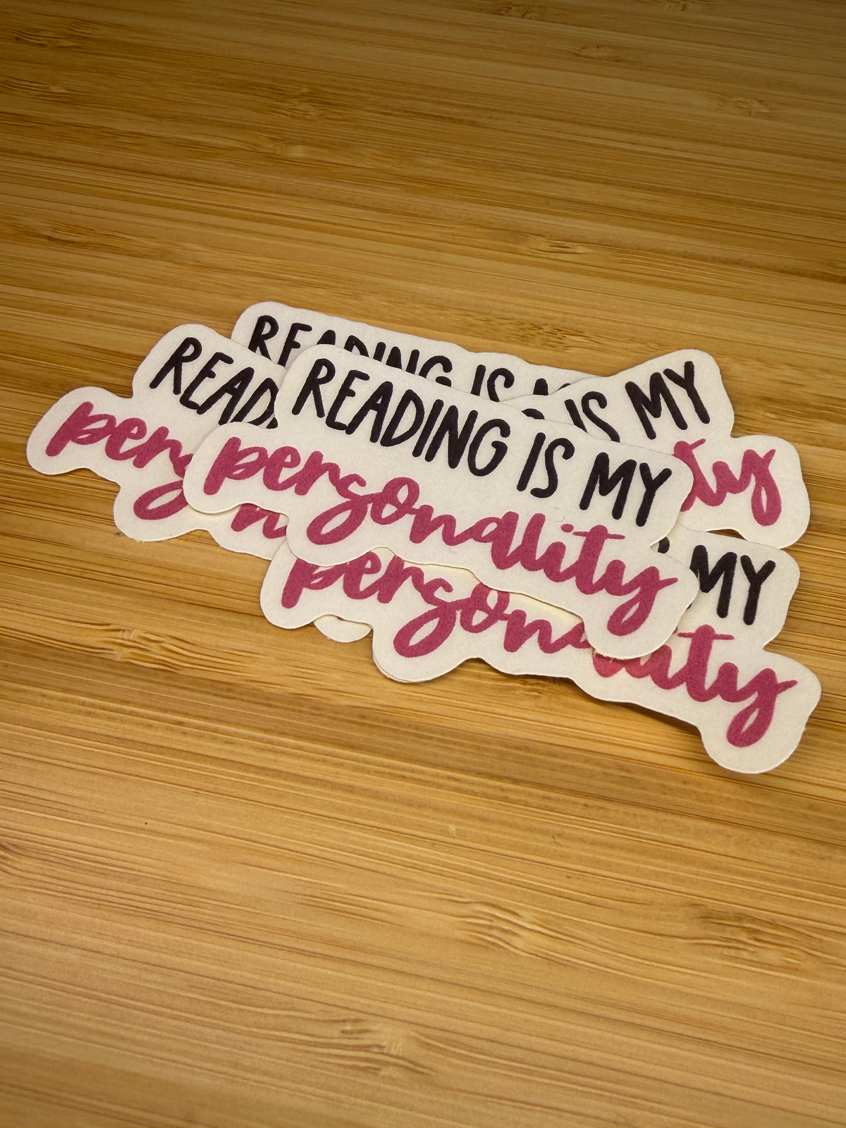 reading is my personality sticker