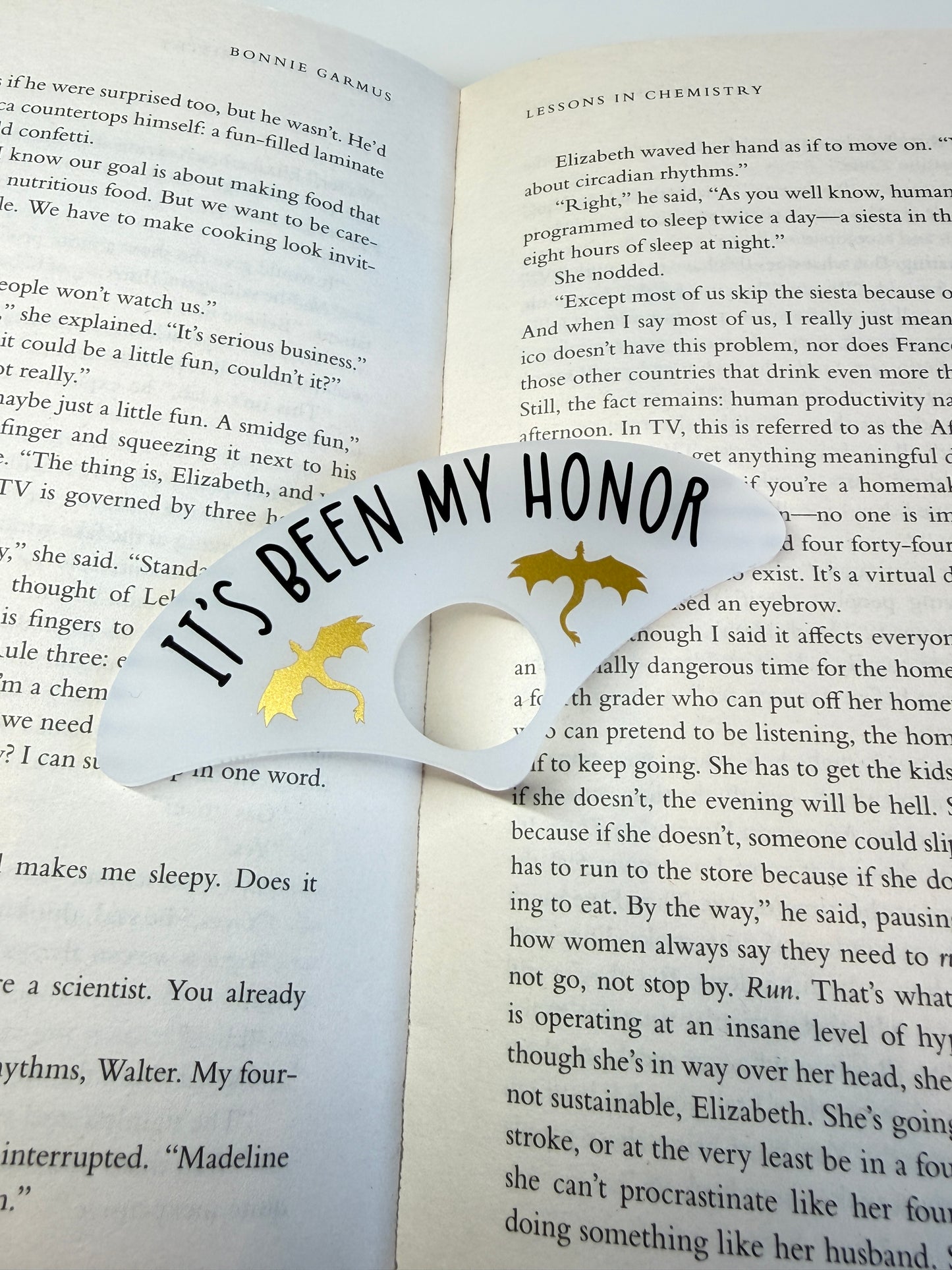 It’s been my honor (Fourth Wing) Book Holder