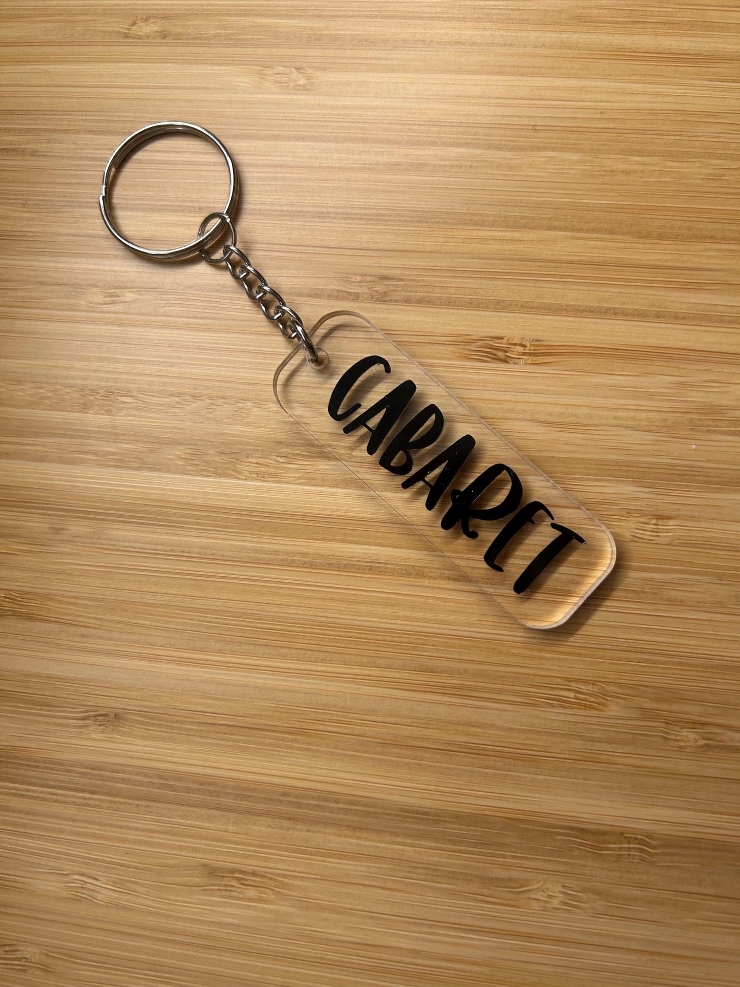 Cabaret keyring fob