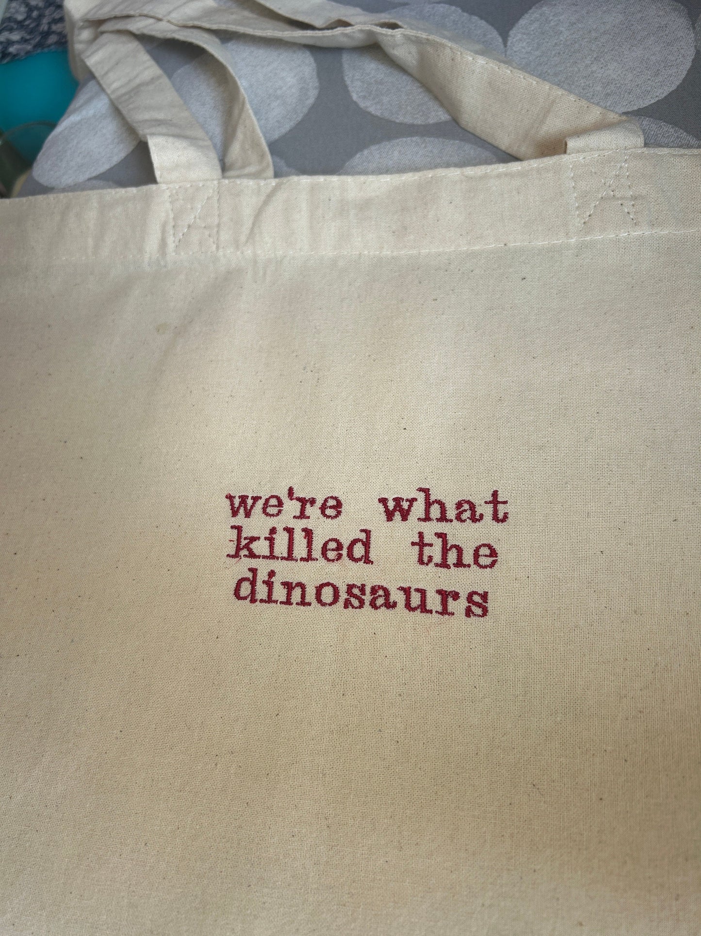 Dinosaurs (Heathers) Musical Tote Bag
