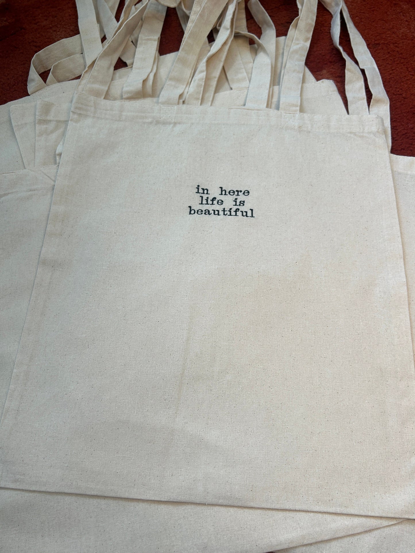 In here life is beautiful (Cabaret) Tote Bag