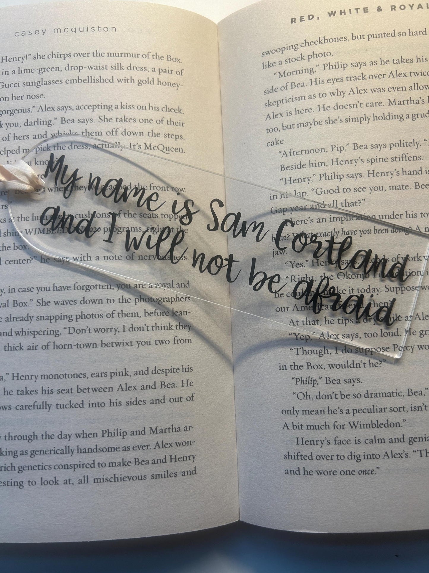 I will not be afraid Throne of glass bookmark (4 styles!)