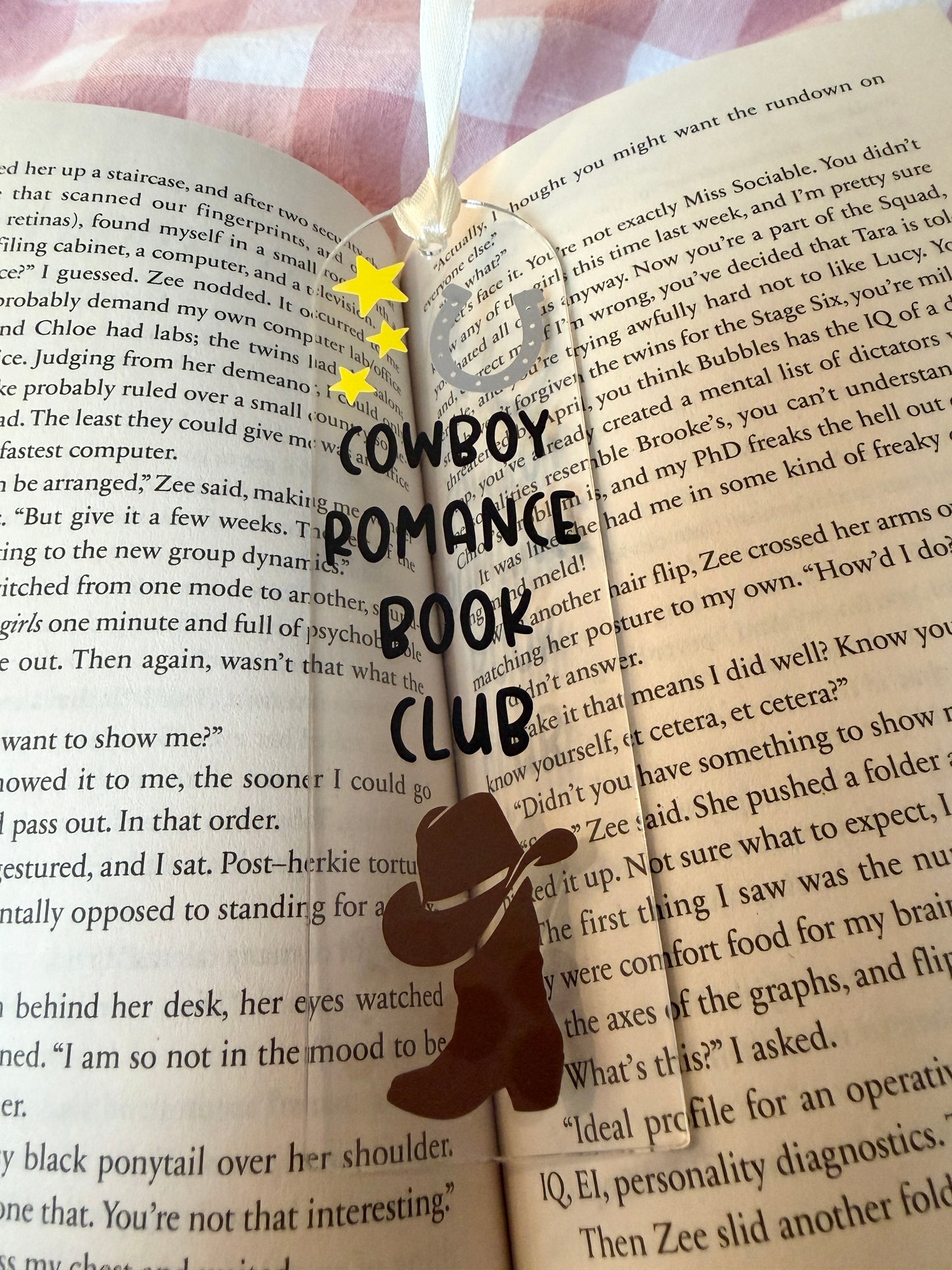 Cowboy Romance Book Club Bookmark