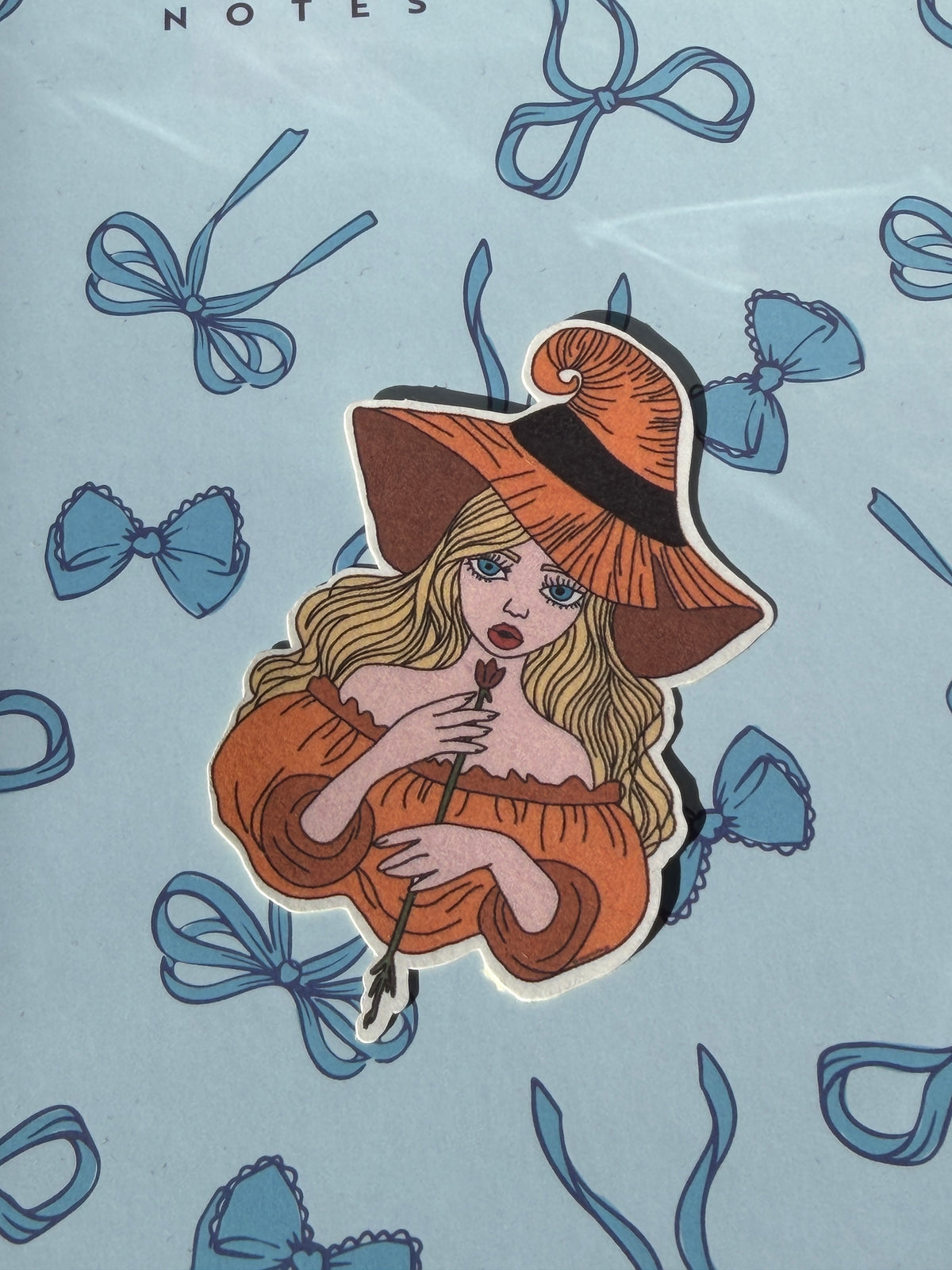 Witch (Orange) Sticker