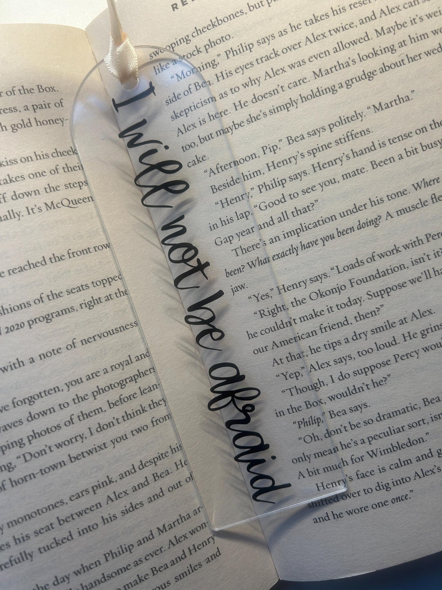 I will not be afraid Throne of glass bookmark (4 styles!)