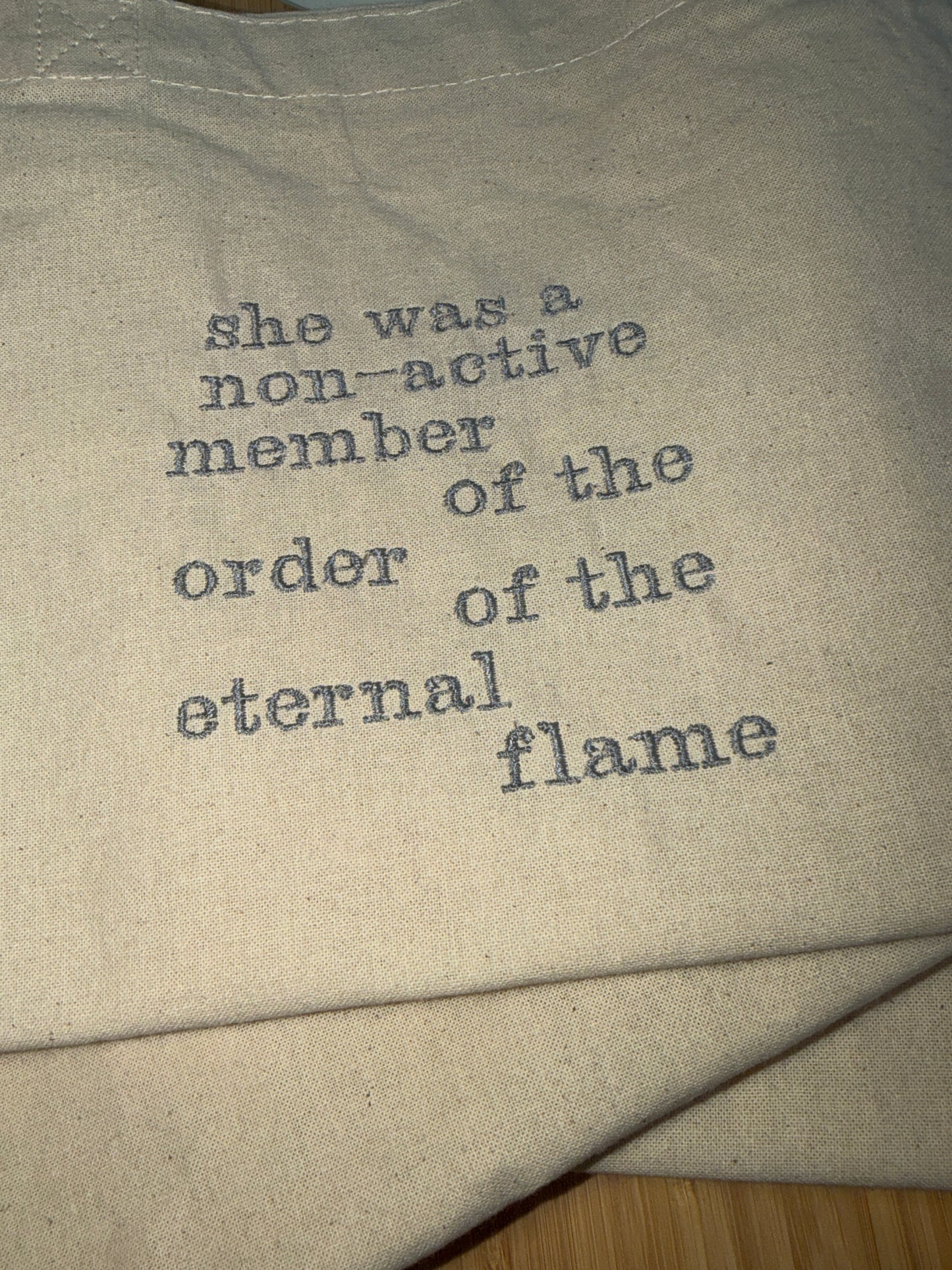 Alchemised inspired tote bag