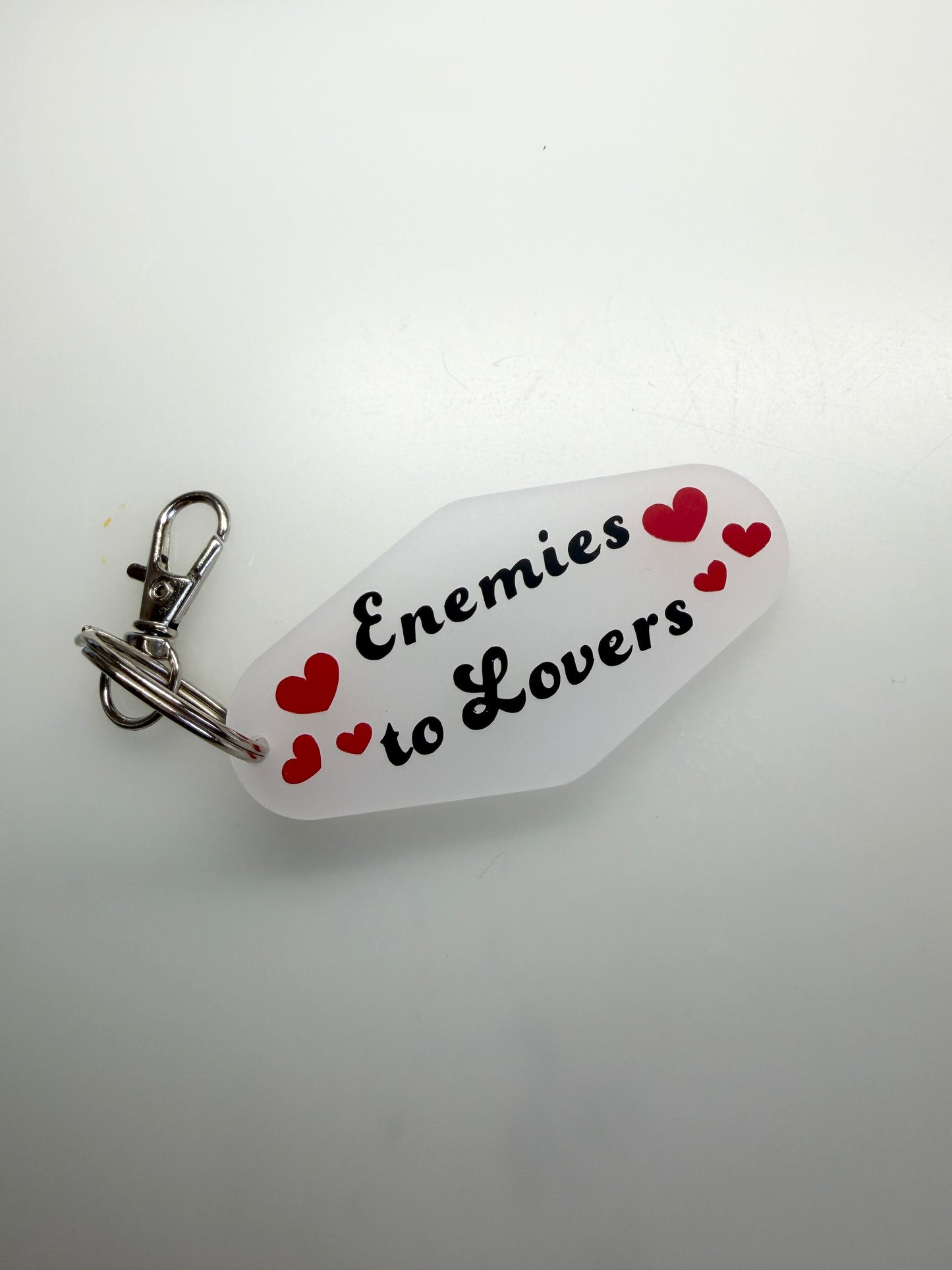 Enemies to Lovers Motel Keyring