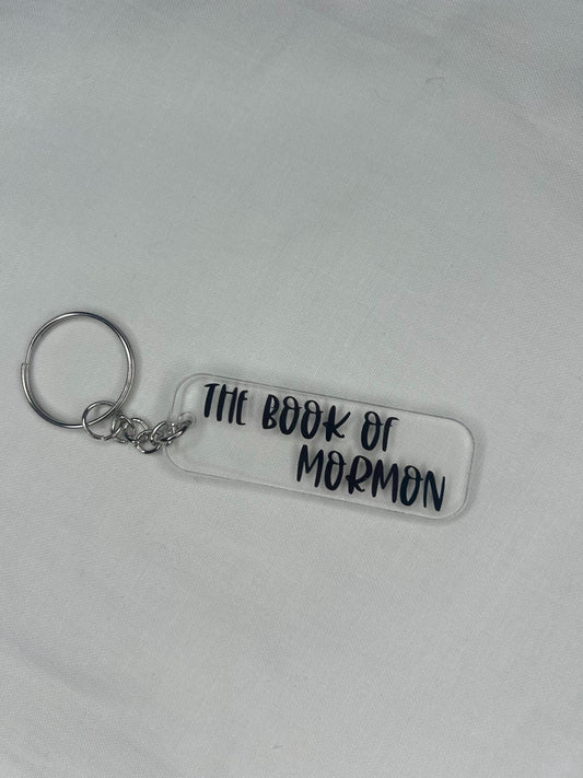 The Book of Mormon keyring fob