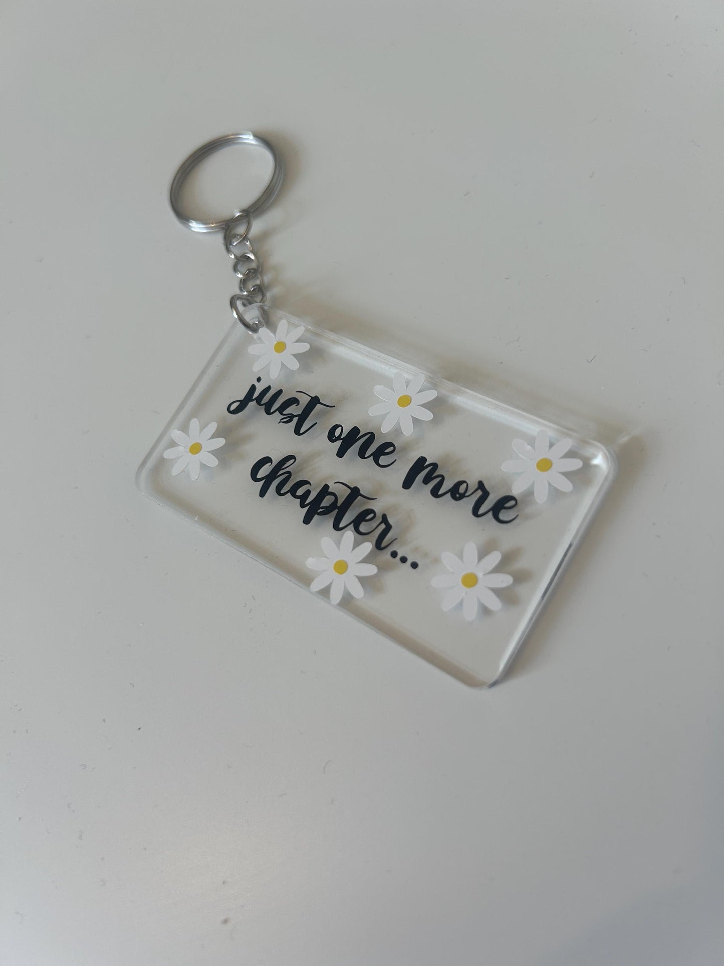 Just one more chapter keyring