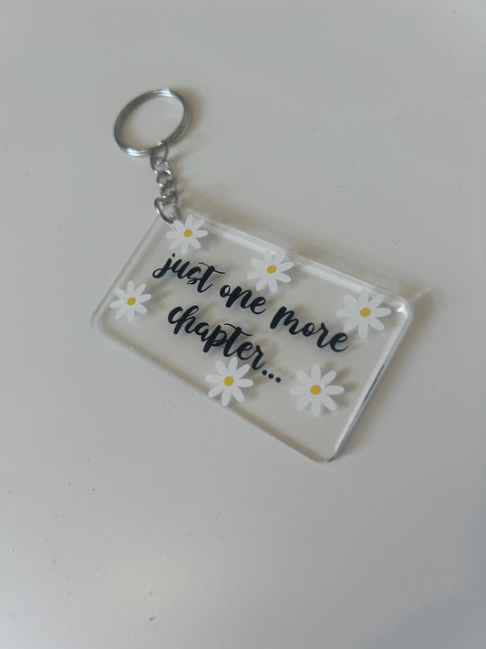 Just one more chapter keyring