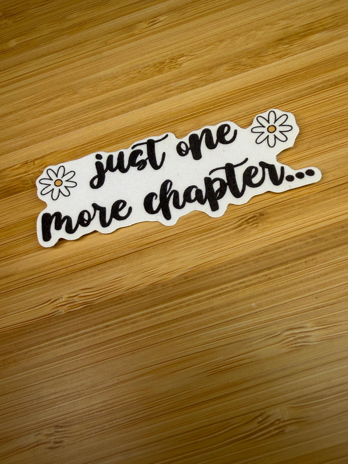 just one more chapter sticker