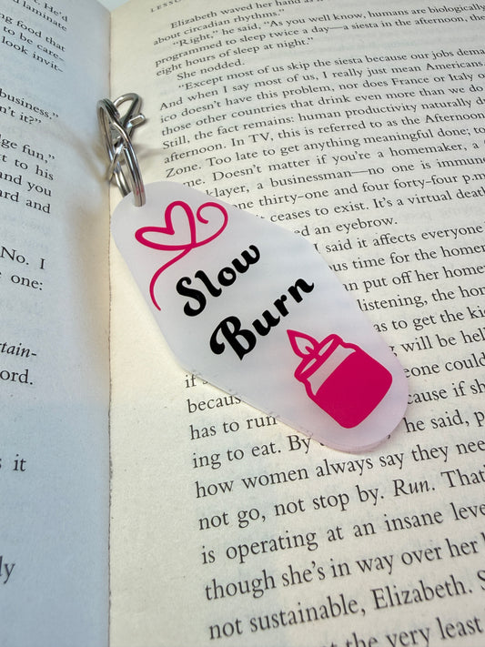 Slow Burn (Bookish) Motel Keyring