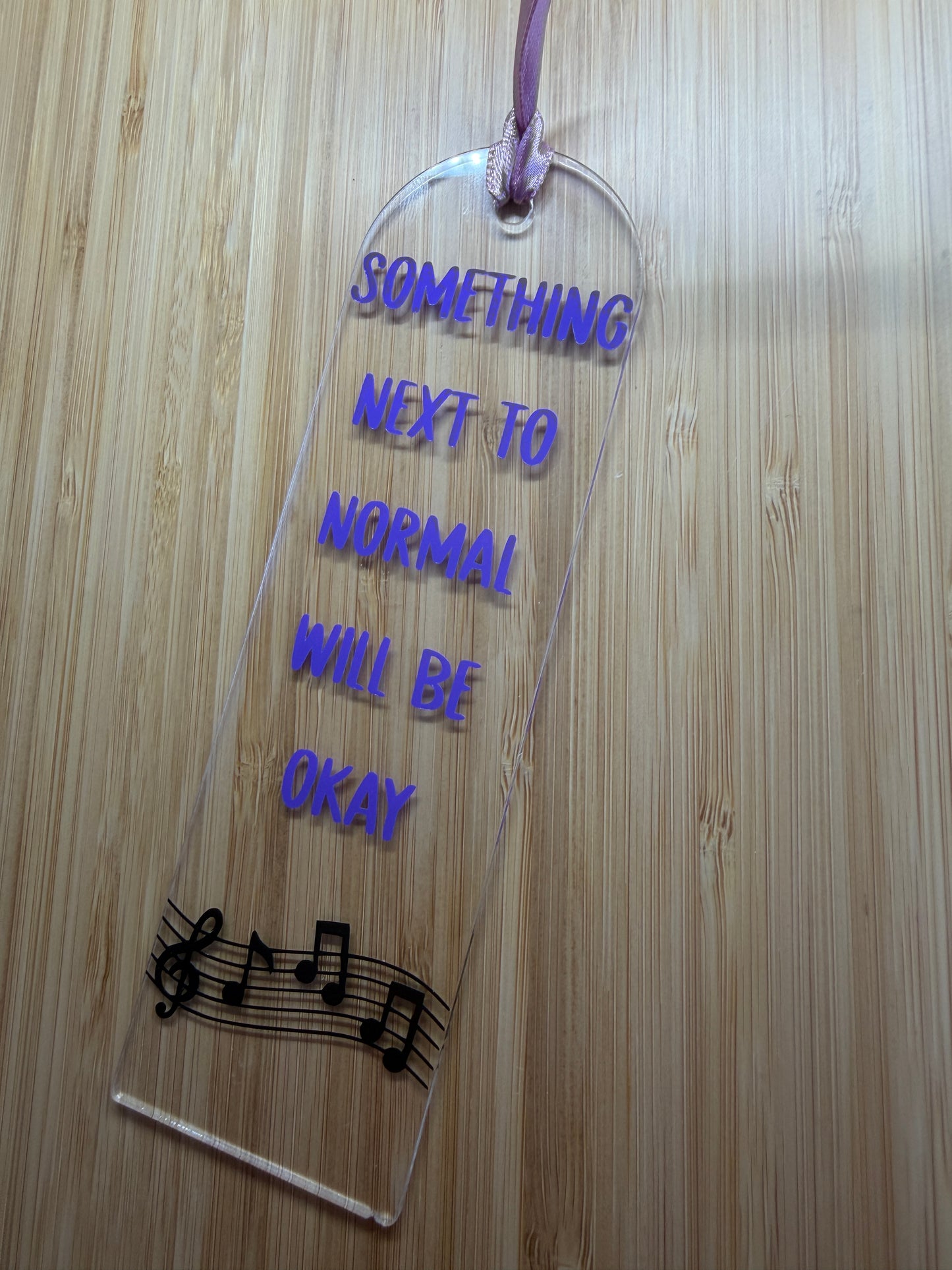 Next to Normal Musical Bookmark
