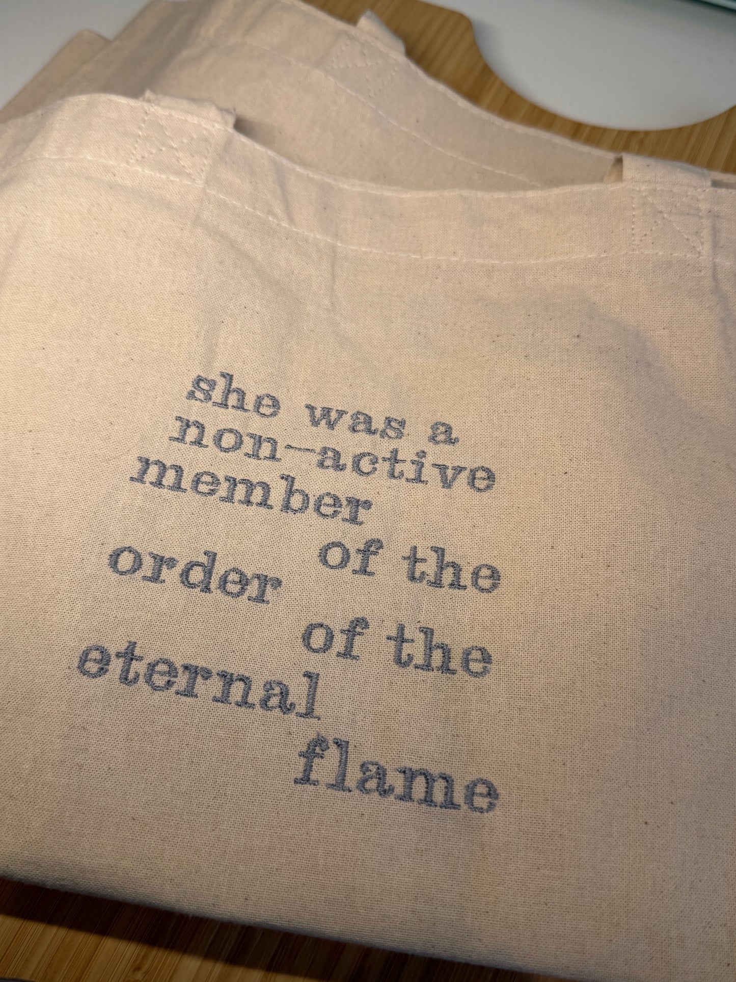 Alchemised inspired tote bag