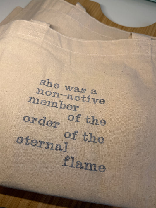 Alchemised inspired tote bag