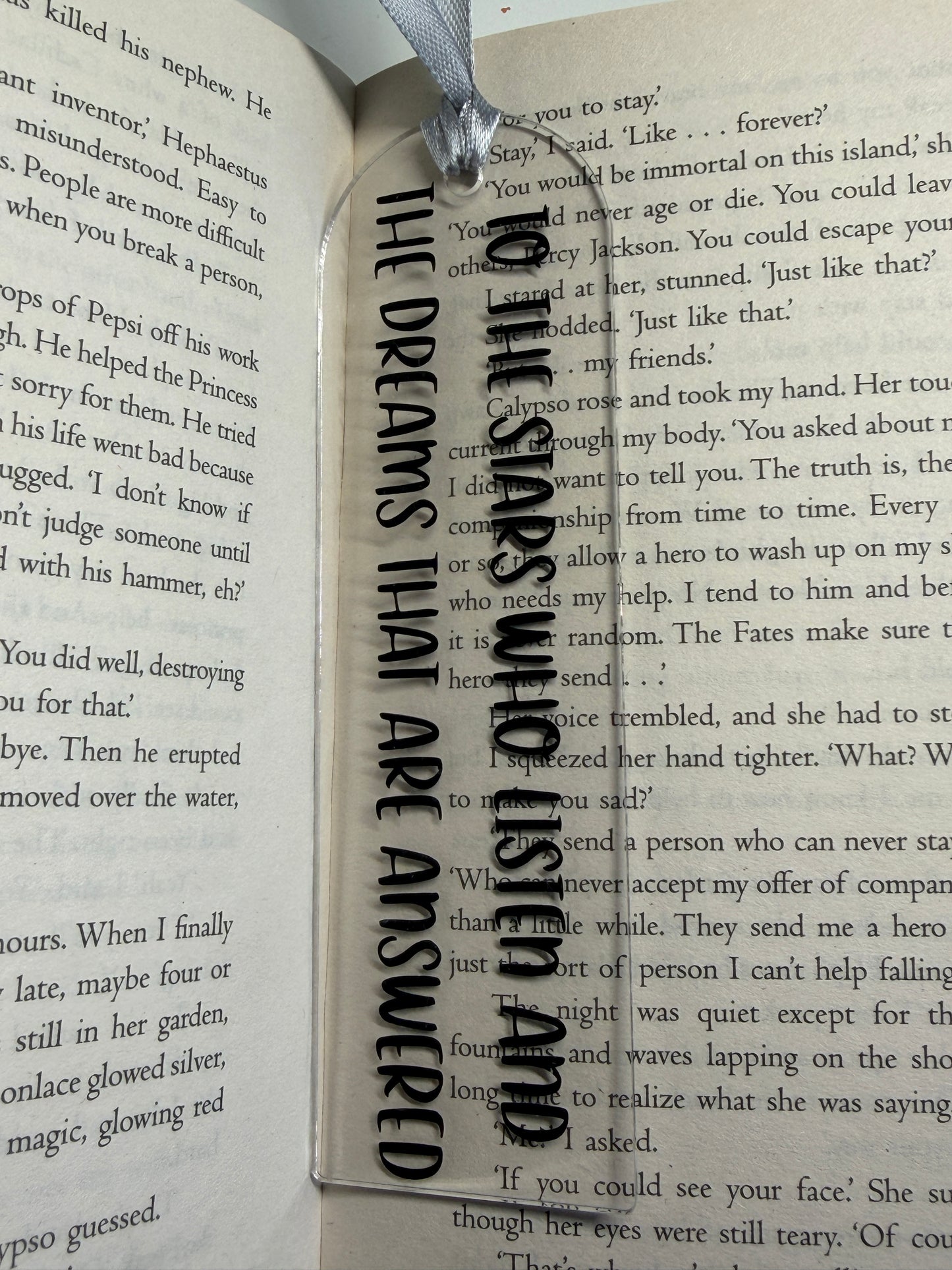 ACOTAR Quote Bookmark - To The Stars Who Listen - Acrylic Bookish Gift