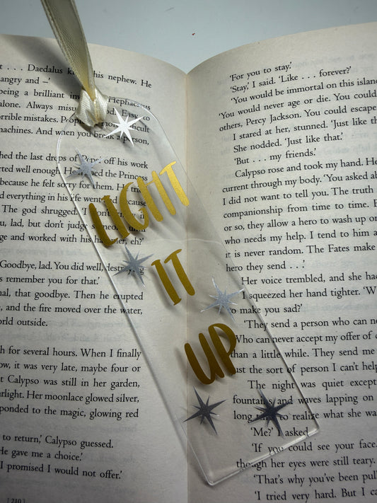 Light it up (Crescent City) Bookmark
