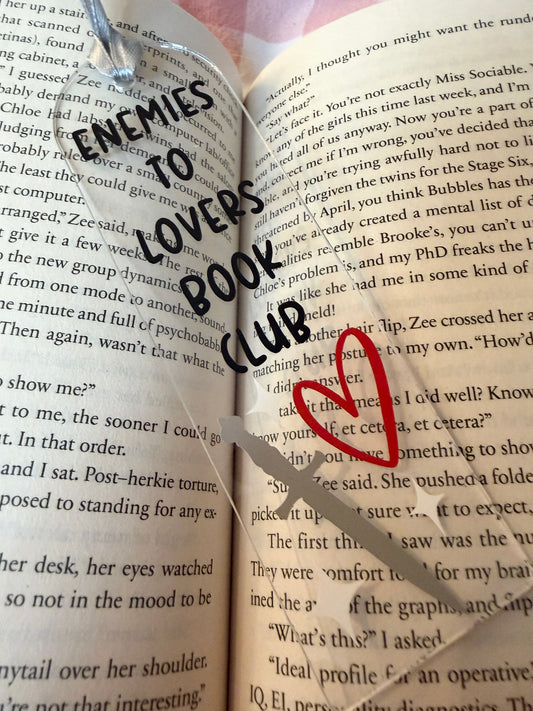 Enemies to Lovers Book Club Bookmark