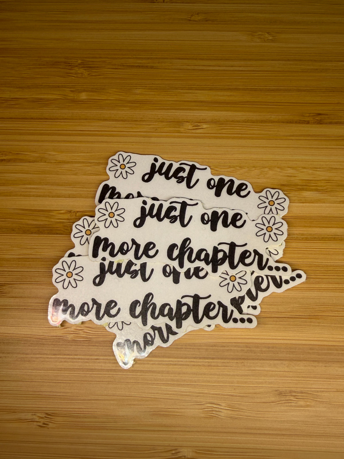 just one more chapter sticker