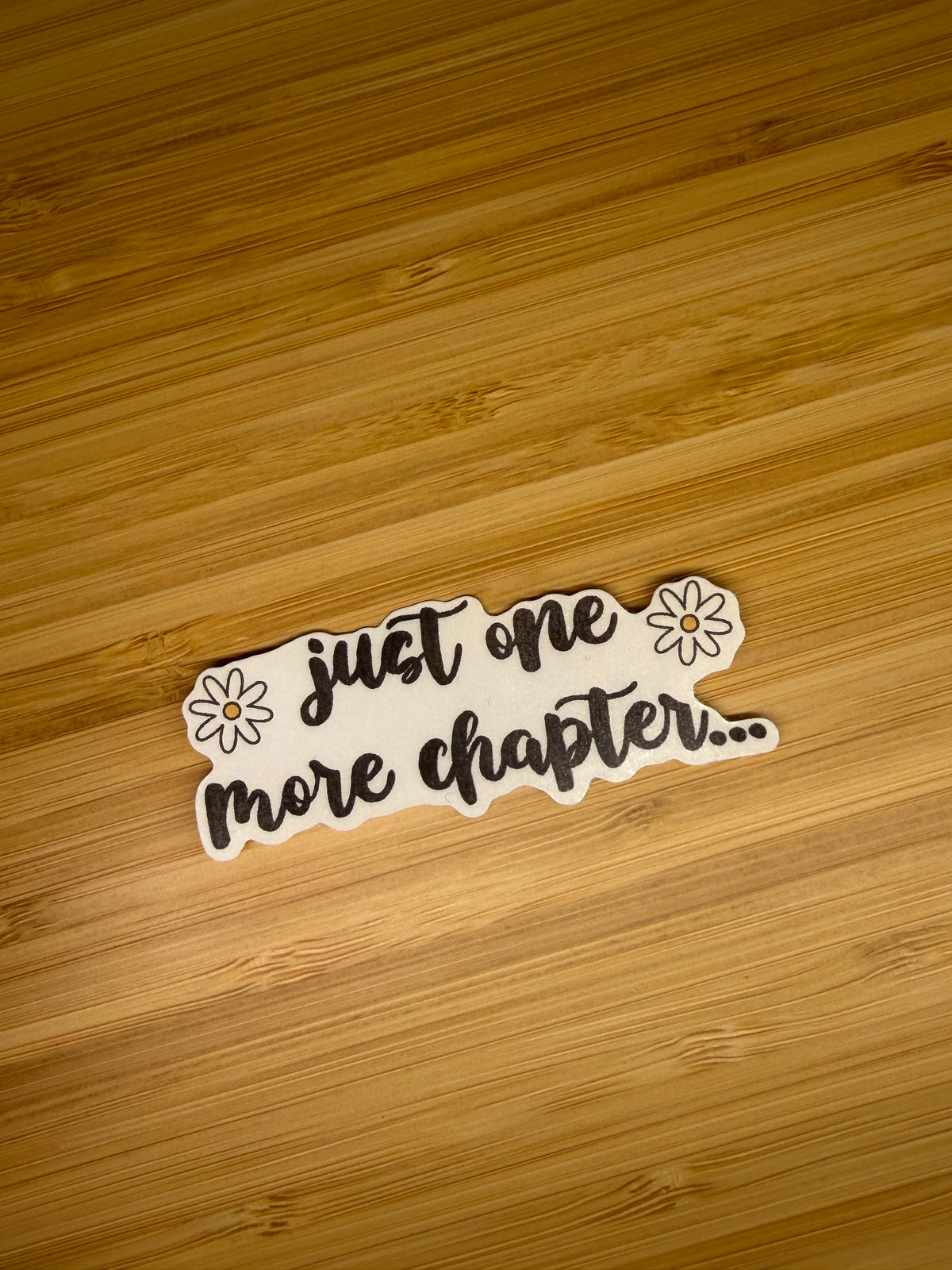 just one more chapter sticker