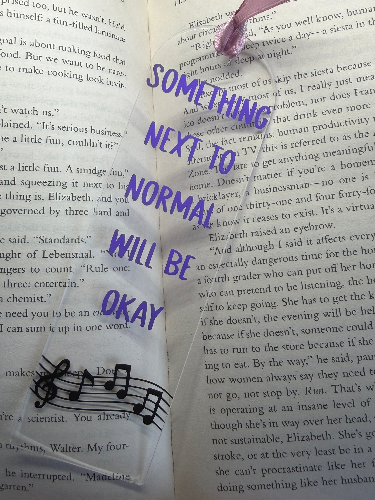 Next to Normal Musical Bookmark