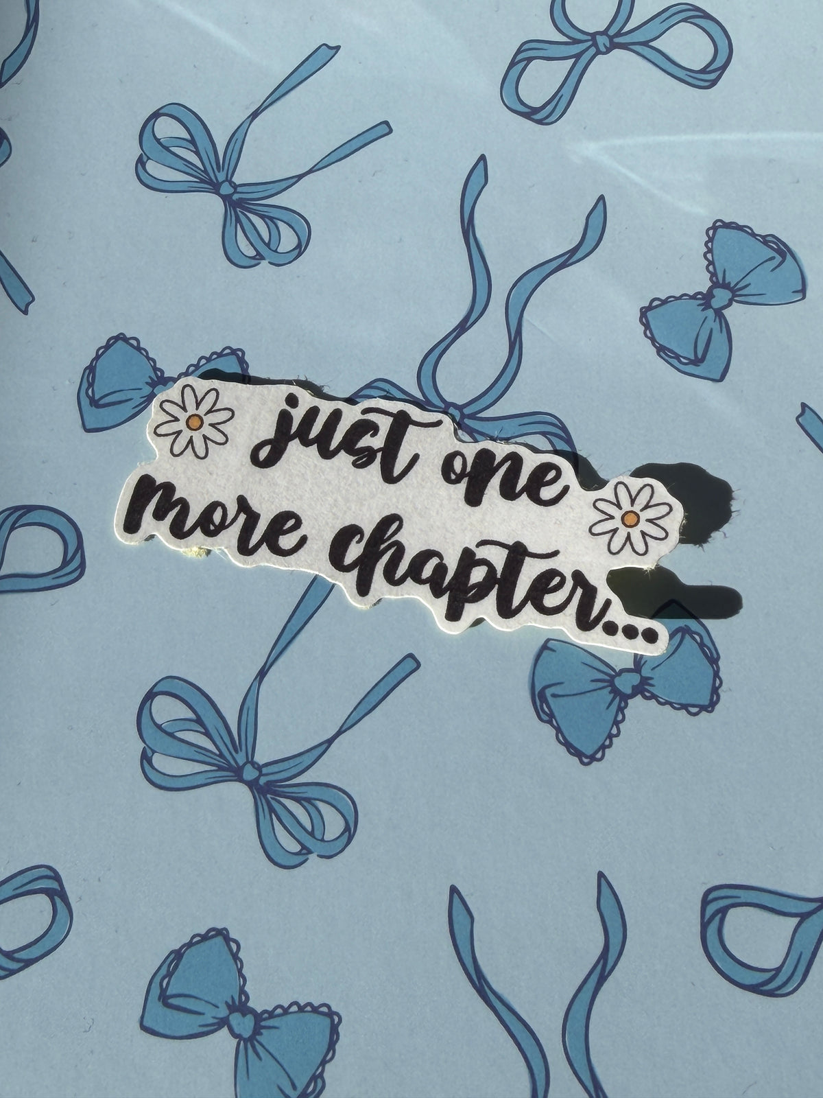 just one more chapter sticker