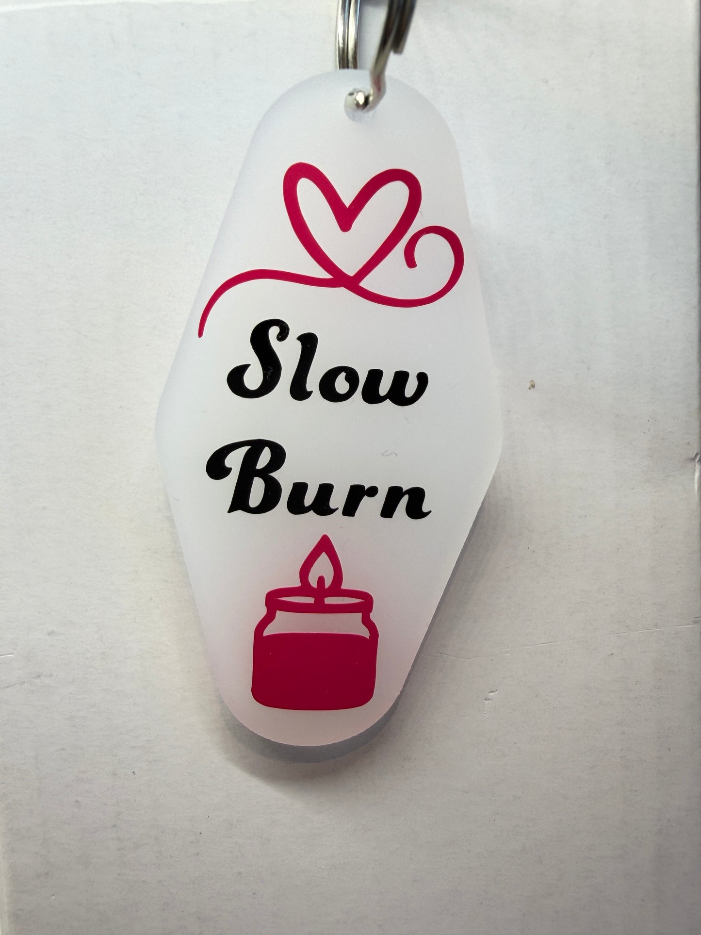 Slow Burn (Bookish) Motel Keyring