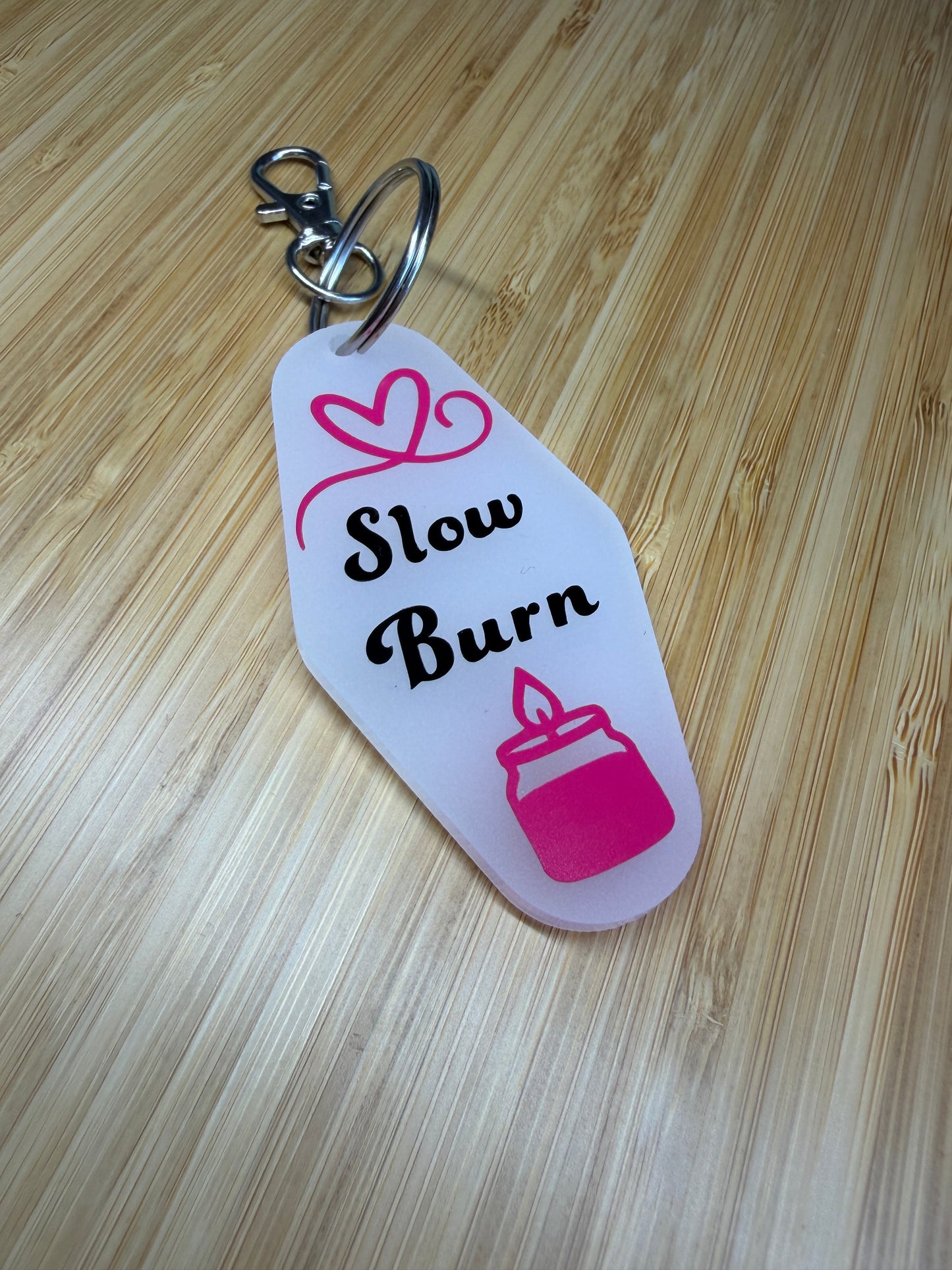Slow Burn (Bookish) Motel Keyring