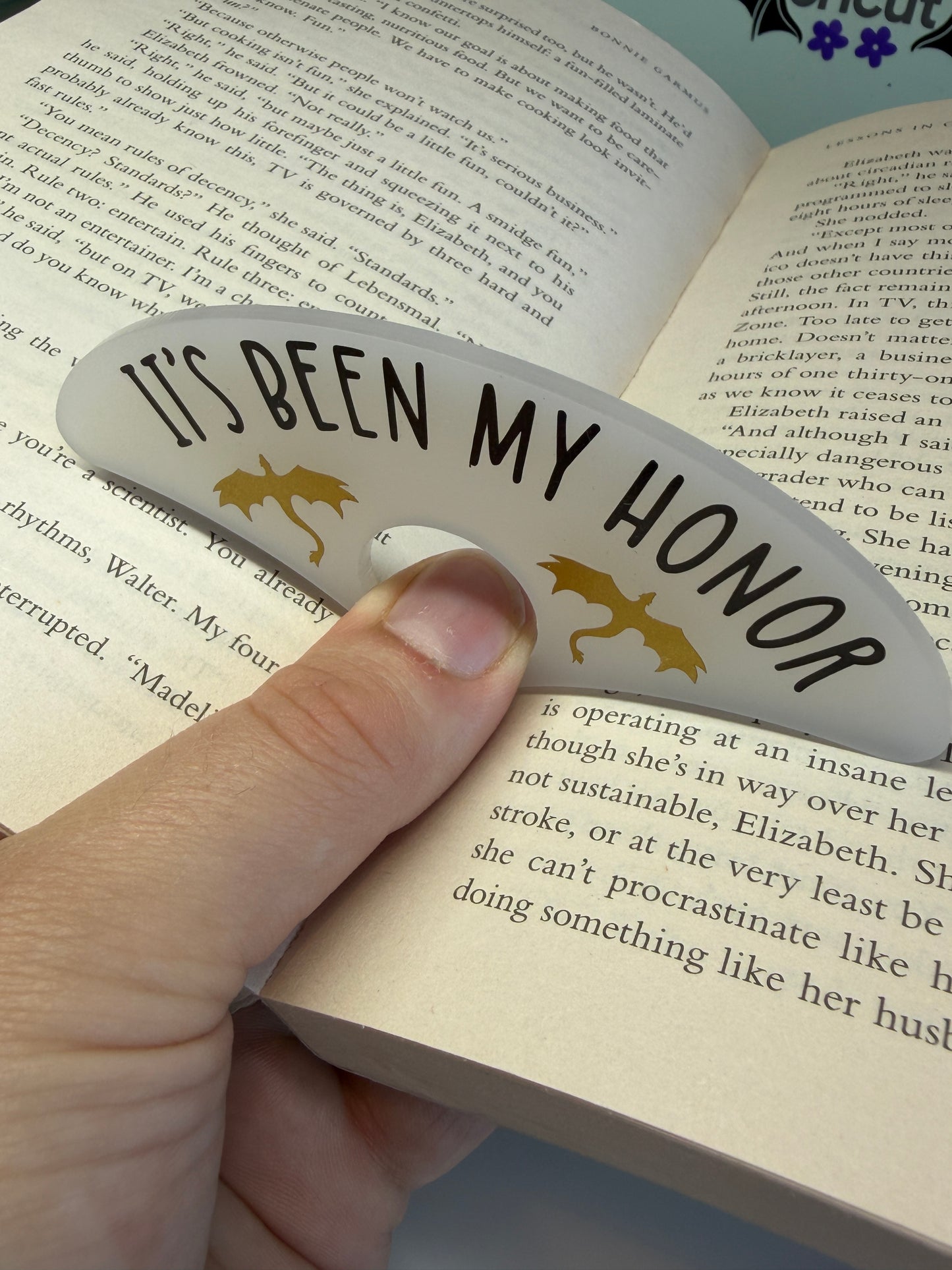 It’s been my honor (Fourth Wing) Book Holder