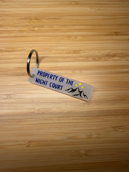 Property of the night court (ACOTAR) Strip Keyring