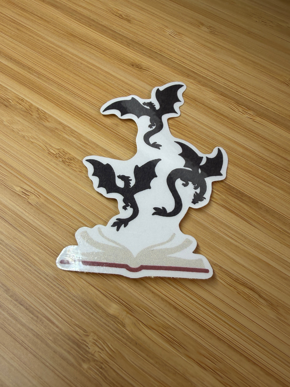 Dragons & Books Sticker