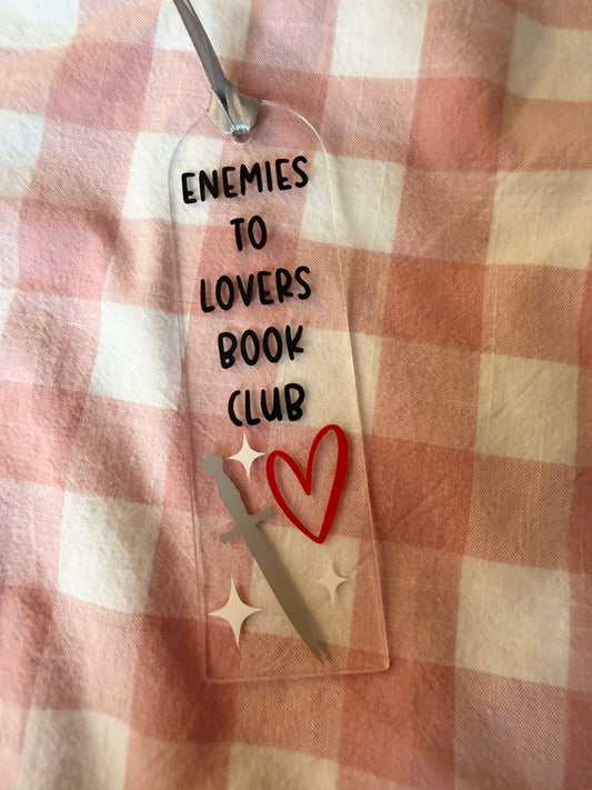 Enemies to Lovers Book Club Bookmark