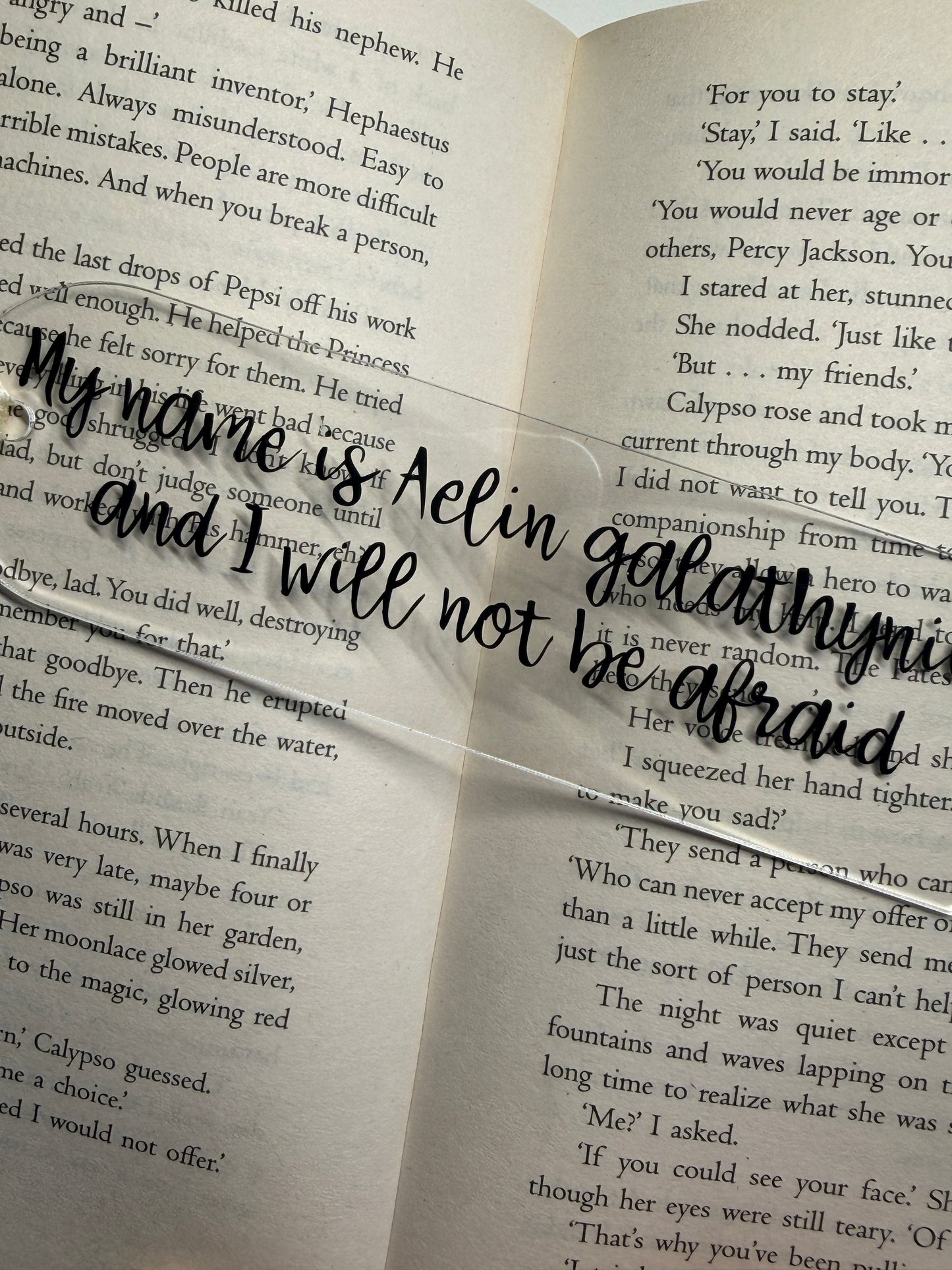 I will not be afraid Throne of glass bookmark (4 styles!)