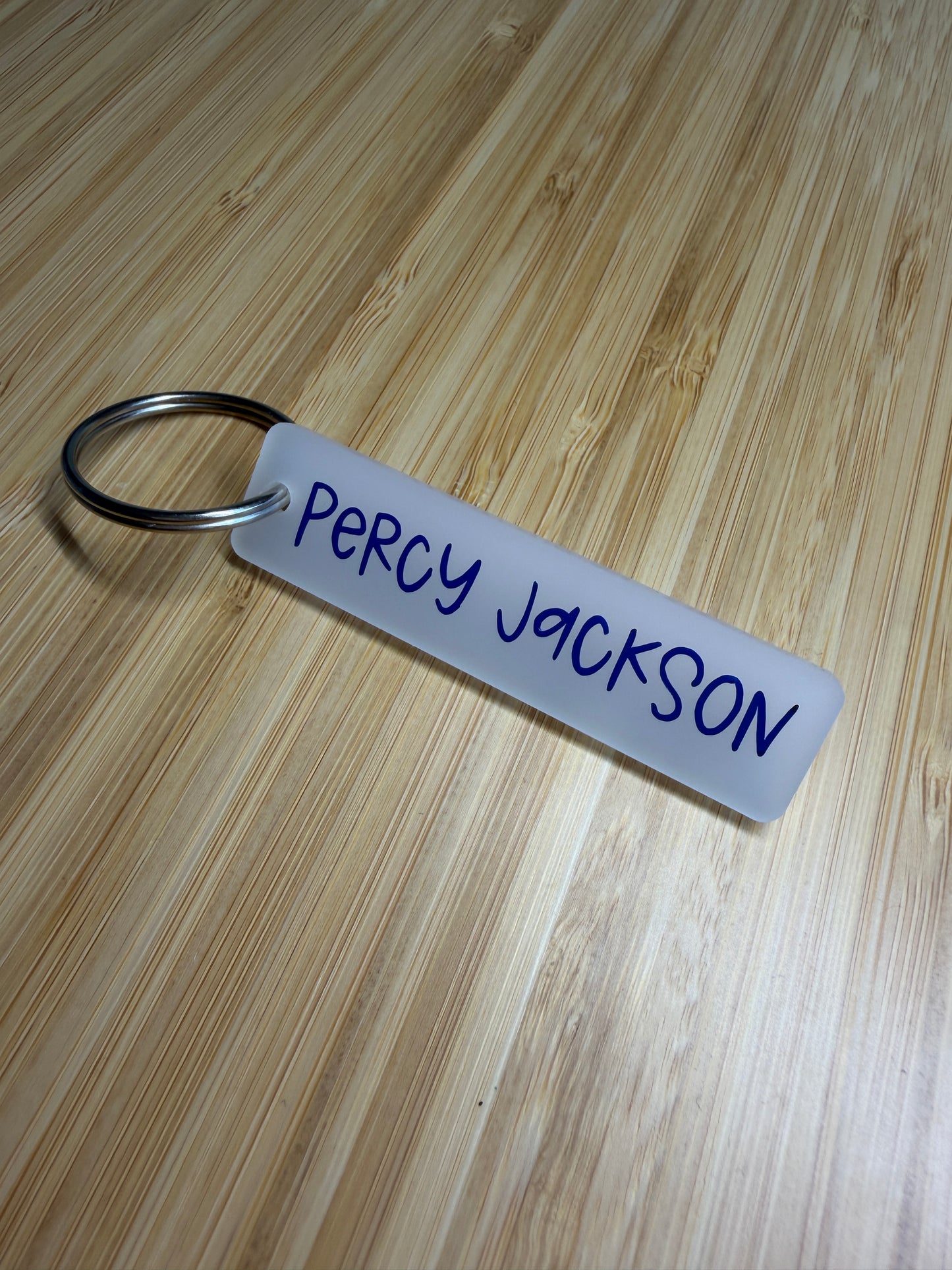 Percy Jackson strip style keyring