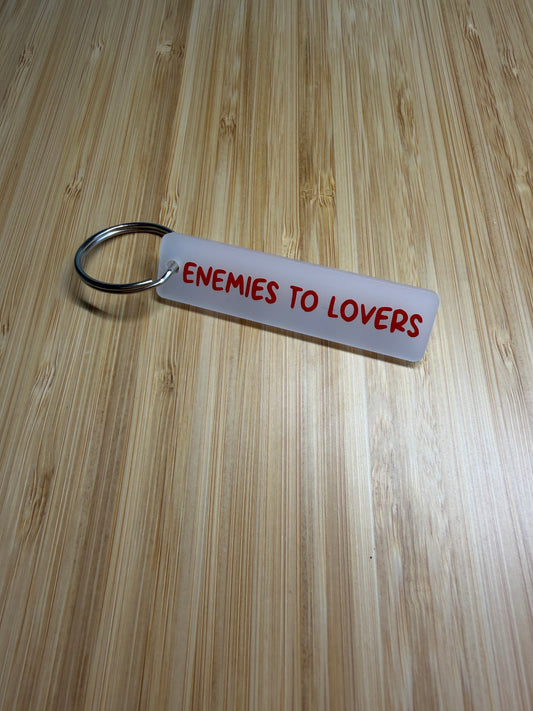 Enemies to Lovers strip style keyring