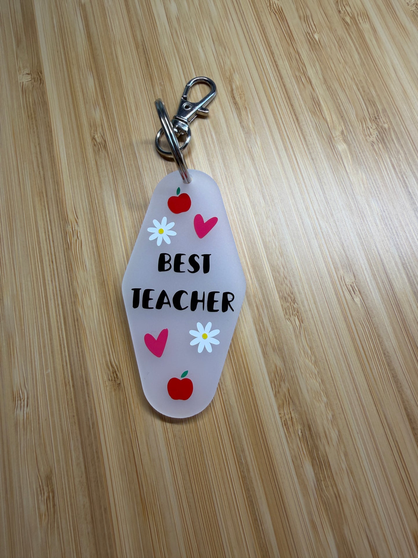 Best Teacher - Motel style keyring